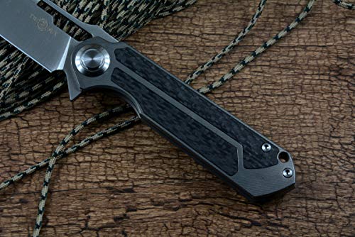 TWOSUN D2 Steel Folding Pocket Knife Flipper Tactical Hunting Outdoor TS226