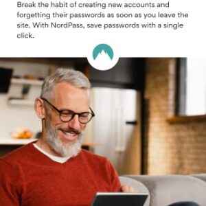 NordPass 1-Year Premium Password Manager Subscription for Unlimited Devices - Password Manager Software with Top-Tier Encryption, Data Breach Scanner, Secure Password Sharing [Physical box]