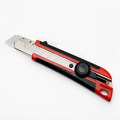 Fuller Tool 305-0062 Pro Box Cutter Ratcheting Utility Knife - 18mm