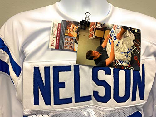 Quenton Nelson Indianapolis Colts Signed Autograph Custom Jersey White JSA Witnessed Certified