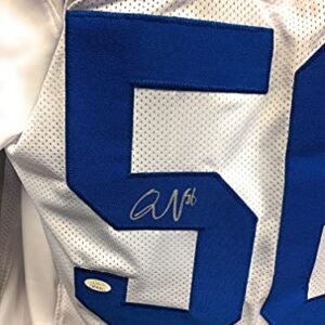 Quenton Nelson Indianapolis Colts Signed Autograph Custom Jersey White JSA Witnessed Certified