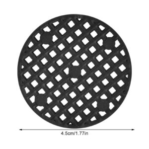 5pcs Flowerpot Hole Mesh Mat Black Plastic Bonsai Bottom Drainage Mesh Screens Grid Square 30x10cm/30x20cm (Diamete 4.5cm)