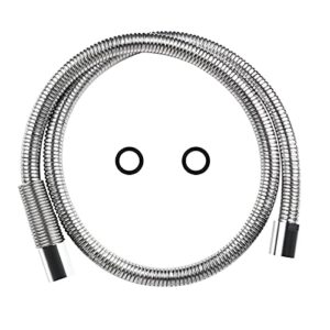 xiube, commercial pre rinse sprayer hose replacement kit for kitchen dish sink faucet, 60 inch flexible stainless commercial pre rinse kitchen faucet hose parts