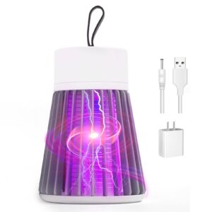 bug zapper effective attractant insect fly pest trap white electric mosquito zappers killer,insect fly trap for backyard,patio, electronic uv lamp for outdoor and indoor patio