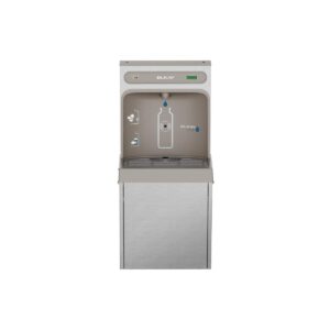 elkay ezh2o refrigerated surface mount bottle filling station, filtered, 8gph, stainless steel