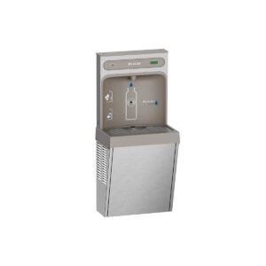 Elkay EZH2O Refrigerated Surface Mount Bottle Filling Station, Filtered, 8GPH, Stainless Steel