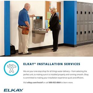 Elkay EZH2O Refrigerated Surface Mount Bottle Filling Station, Non-Filtered, 8GPH, Stainless Steel