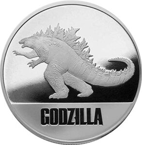 2021 de modern commemorative powercoin godzilla 1 oz silver coin 2$ niue 2021 1 oz proof