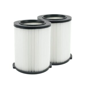 reinlichkeit vf4000 replacement filter for 5-20 gallons and larger vacuum cleaner, replacement vf4000 filter (2 pack)