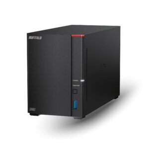 buffalo linkstation 720 4tb 2-bay home office private cloud data storage with hard drives included/computer network attached storage/nas storage/network storage/media server/file server
