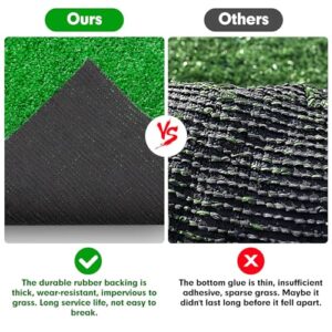 Artificial Grass, Large Artificial Turf 6.56FTx6.56FT, Synthetic Grass Mat Training Pad for Small/Medium/Large Dogs, Fake Grass Rug with Drainage Holes, Indoor Outdoor Rug Patio Lawn Decoration