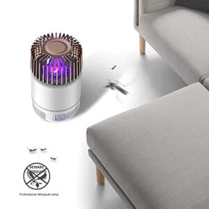 Bug Zapper Electric Mosquito Killer Lamp Fruit Fly Trap with USB Power,UV Light Fan,Indoor Insect Killer Trap for Gnat,Drain Flies,Mosquito Bug,Nontoxic,Odorless Noiseless Powerful Efficient Light