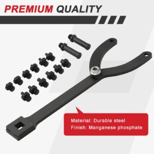 DASBET Variable Cylinder Spanner Wrench Set | 15Pc Adjustable Pin with Variable Pins