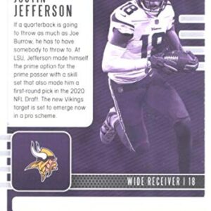 2020 Panini Absolute Red #168 Justin Jefferson RC -Rookie Card Minnesota Vikings NM-MT