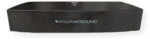 williams sound ir e4 model ir+ emitter for ir m1 modulator, coverage area of up to 18000 square feet (1670 sq. m) in single channel mode, includes bkt 024 wall/ceiling bracket, 48vdc
