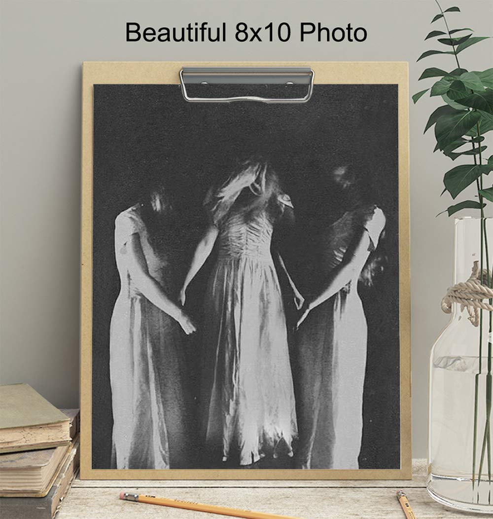 Witch Decor - Wicca Wall Decor - Pagan Gifts - Paganism - Witches Coven - Witchcraft Wiccan Supplies - Gothic Wall Art Poster - Scary Creepy Goth Room Decor Picture - Satanic Black Magic