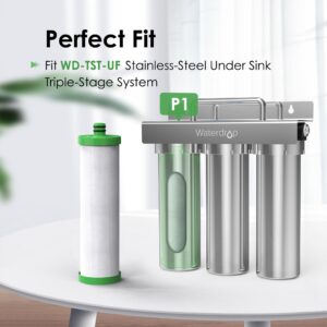 Waterdrop P1 Under Sink PP Water Filter, Replacement for TST-UF Ultra-Filtration Under Sink Water Filter System, 1 Pack