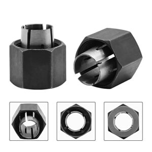 Homhelar 19693 1/2" Router Collet Replaces for Dewalt 326286-03 Bosch 2610906284 Hitachi 325-199, 323-421