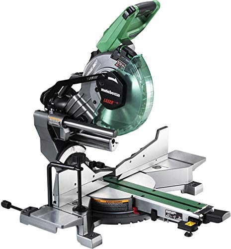 Metabo HPT MultiVolt™ 36V Sliding Miter Saw | 10-Inch Blade | Dual Bevel | Includes Battery & Charger | C3610DRAQA