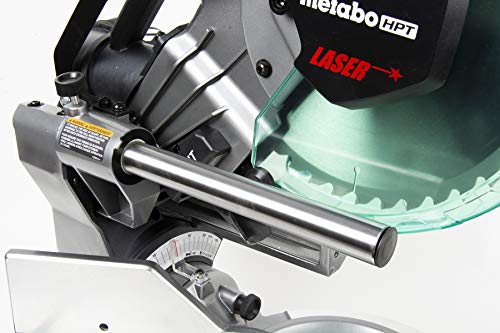 Metabo HPT MultiVolt™ 36V Sliding Miter Saw | 10-Inch Blade | Dual Bevel | Includes Battery & Charger | C3610DRAQA