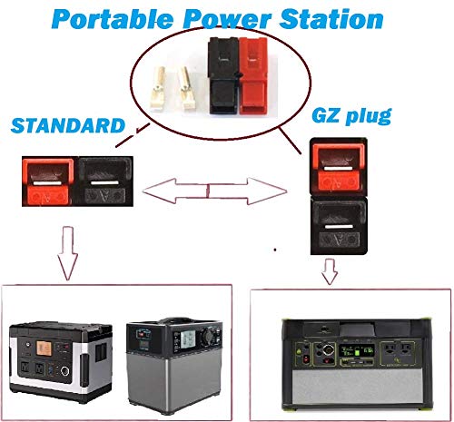 PolyEnergy 10Ft Anderson Power Pole Anderson Extension Cord Anderson Connector Compatible with Solar Generator Portable Power Station Yeti Power and Boulder 100 Solar Panel
