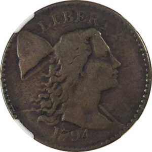 1794 Head of 94 S-51 Liberty Cap Large Cent F Details NGC SKU:CPC424