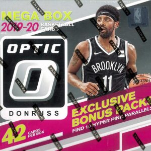 2019-20 Panini Donruss Optic MEGA Basketball Card Box - With 10 Hyper Pink Prizms - Look for Valuable Zion Williamson Holo Rookie Cards! 42 Cards Per Box.