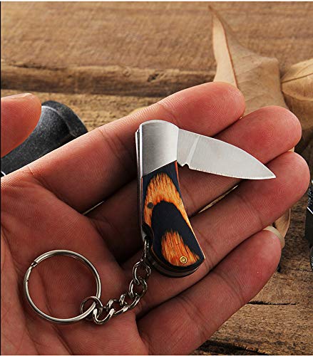 KUNSON Folding Knife, Mini Pocket Knife for Men and Women, Mini Keychain Knife for Cutting Rope, Paper, Boxes and Peeling Fruits, EDC Knife Small