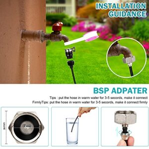 Misters for Outside Patio, Outdoor Misting Cooling System for Patio, Water Mister Outdoor, Outdoor Mister System for Garden Trampoline Greenhouse