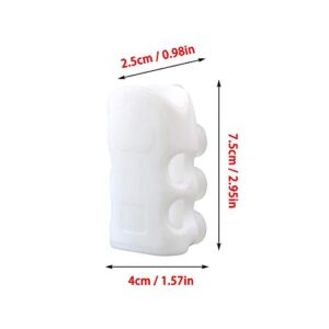 3 Pieces Silicone Shower Bracket Relocatable Suction Cup Shower Head Holder Wall Mount Removable Handheld Showerhead Holder Wall Rack Stand without Drilling Adhesive Mount Bracket for Bathroom Bathtub