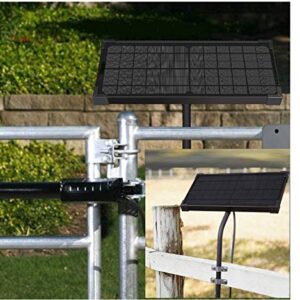 SolarEnz 10 W Solar Panel Mount Bracket Charger for Automatic Solar Gate Opener Systems Solar Panel Electric Fence Kit