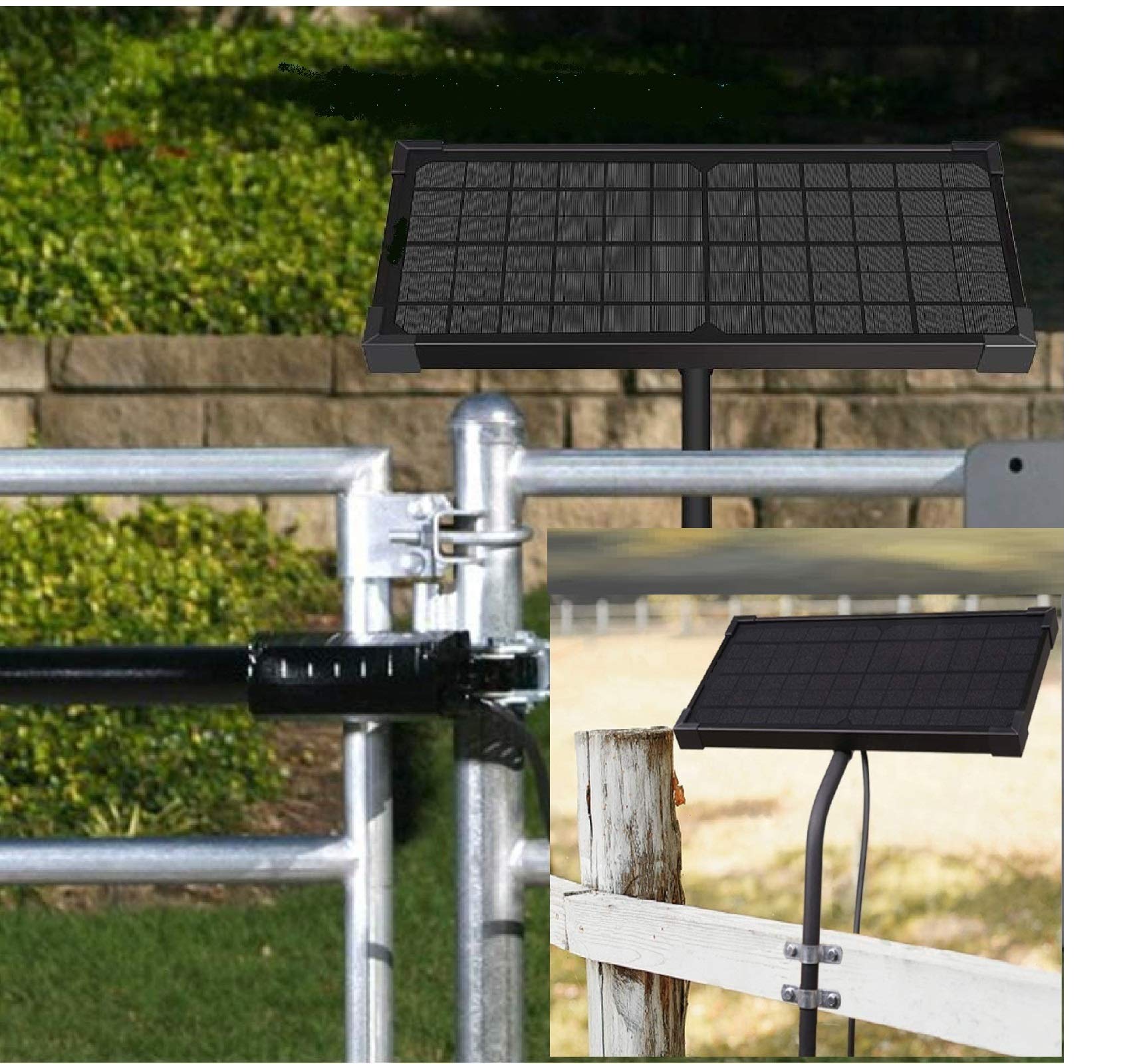 SolarEnz Solar Panel Tubular Mounting Brackets Solar Panel Mounting Pole Support Solar Panels from 5W to 40W
