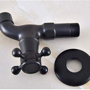 NZDY Faucet Oil Rubbed Bronze Outdoorgarden Water Tap Mop Pool Faucet Laundry Sink Cold Water Tap