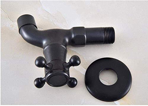 NZDY Faucet Oil Rubbed Bronze Outdoorgarden Water Tap Mop Pool Faucet Laundry Sink Cold Water Tap