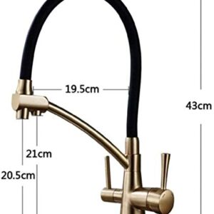 NZDY Faucet Kitchen Tap Bathroom Kitchen Purification Faucet Deck D 360 Degree Rotation Mixer Tap Drinking Water Tap for Kitchen Deck D