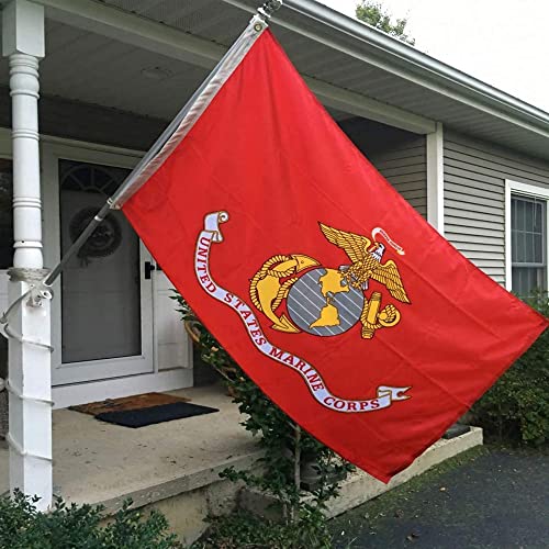 US Marine Corps USMC Military Flags 3x5 Outdoor- US Marine Army Flags with Super Durable Double Stitched and 2 Brass Grommets