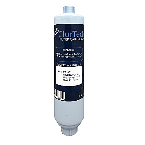 ClurTech FRX-YW003 White Pre-Filter for Hot Tubs, Spas, Pools, Pet Baths, Car Wash Buckets - Multiple Uses