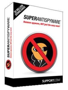 superantispyware professional x edition, one pc license with annual subscription