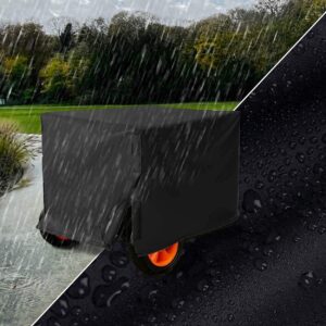 Homhelar Outdoor Waterproof Universal Generator Cover 32L x 24 W x 24H inch for Universal Portable Generators 5000-10,000 Watt