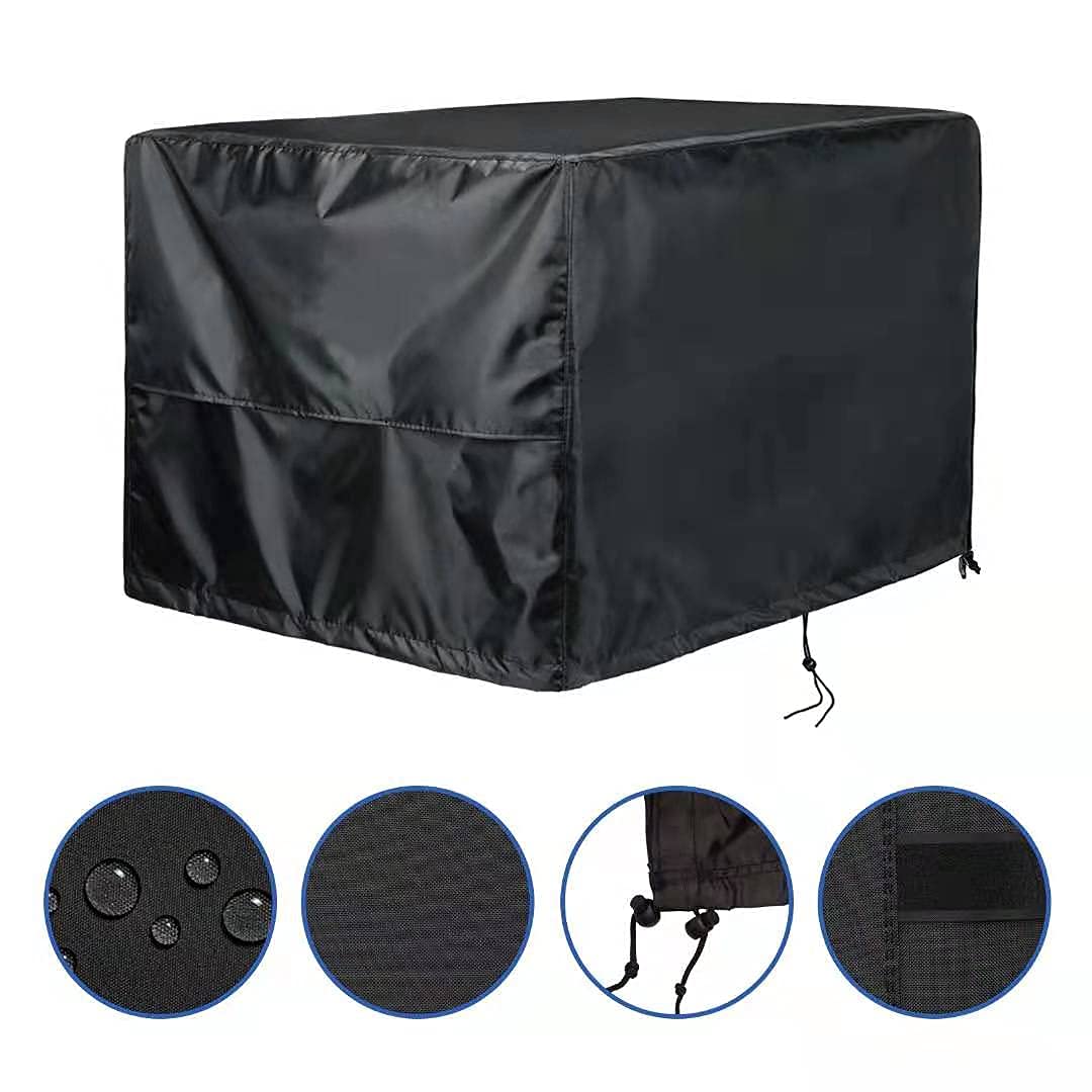 Homhelar Outdoor Waterproof Universal Generator Cover 32L x 24 W x 24H inch for Universal Portable Generators 5000-10,000 Watt