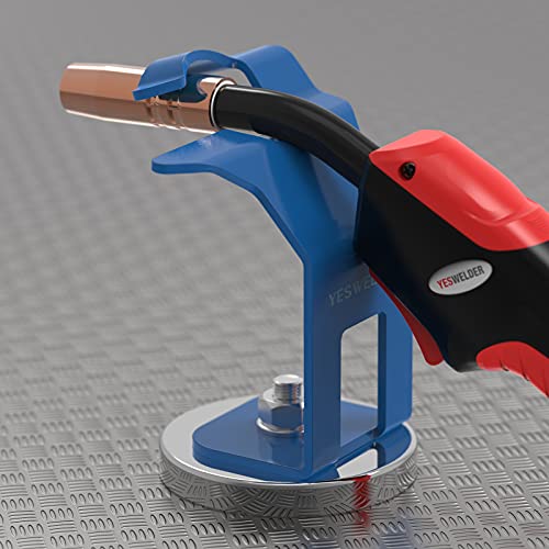 YESWELDER Magnetic MIG Welding Torch Holder Support Welder Stand for MIG Torch Welding Gun Holder with Strong Magnet Base