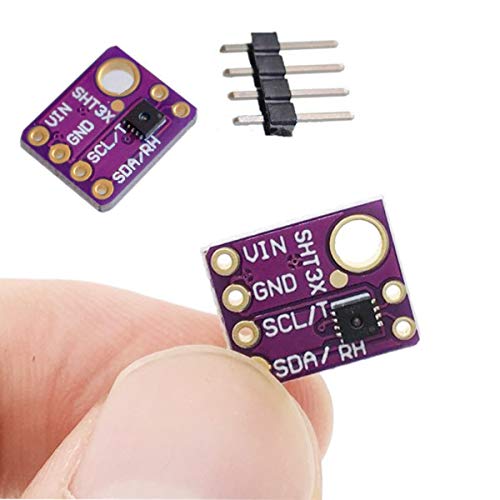 DAOKI 2.5V-5V SHT31 Temperature and Humidity Sensor Module Digital Output Temperature and Humidity Sensor Module IIC I2C Interface 3.3V GY-SHT31-D with Male and Female Dupont Cables for Arduino