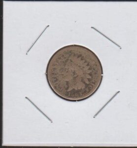 1863 p indian head (1859-1909) penny seller very good -