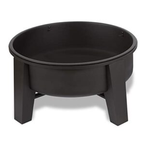 Real Flame Forsyth Wood Burning Fire Pit 360-BLK Black