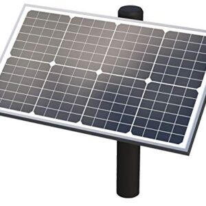 Ghost Controls 30 Watt Monocrystalline Solar Panel Kit for Automatic Gate Opener Systems Model AX30