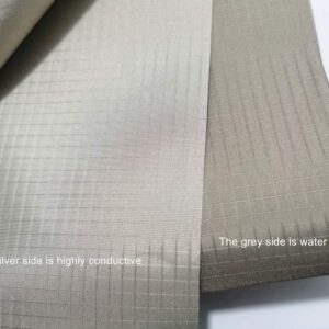 5G Radiation Shielding Military Grade EMF Blocking Fabric-Electromagnetic Prevention Effectiveness Waterproof for Indoor and Outdoor by 1 Meter Long