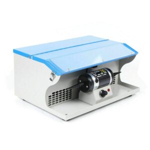 200W Polishing Buffing Machine,Desktop Jewelry Buffing Machine Dust Collector with Light ,110V 0-8000 Rpm/min Multifunction Bench Jewelry Rock Buffing Collector