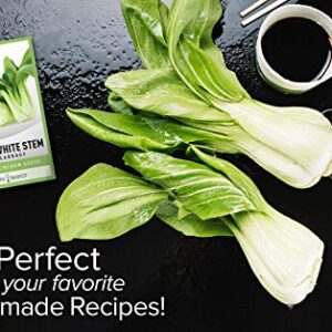 Bok Choy Chinese Cabbage Seeds for Planting - (Pak Choi) Heirloom, Non-GMO Vegetable Variety- 1 Gram Seeds Great for Summer, Spring, Fall and Winter Gardens by Gardeners Basics