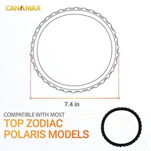 Canamax Premium R0526100 Swimming Pool Cleaner - Replacement for Zodiac Baracuda MX8 Elite, MX6 Elite, MX8, MX6 Pool Cleaner Tire Track- Pack of 2