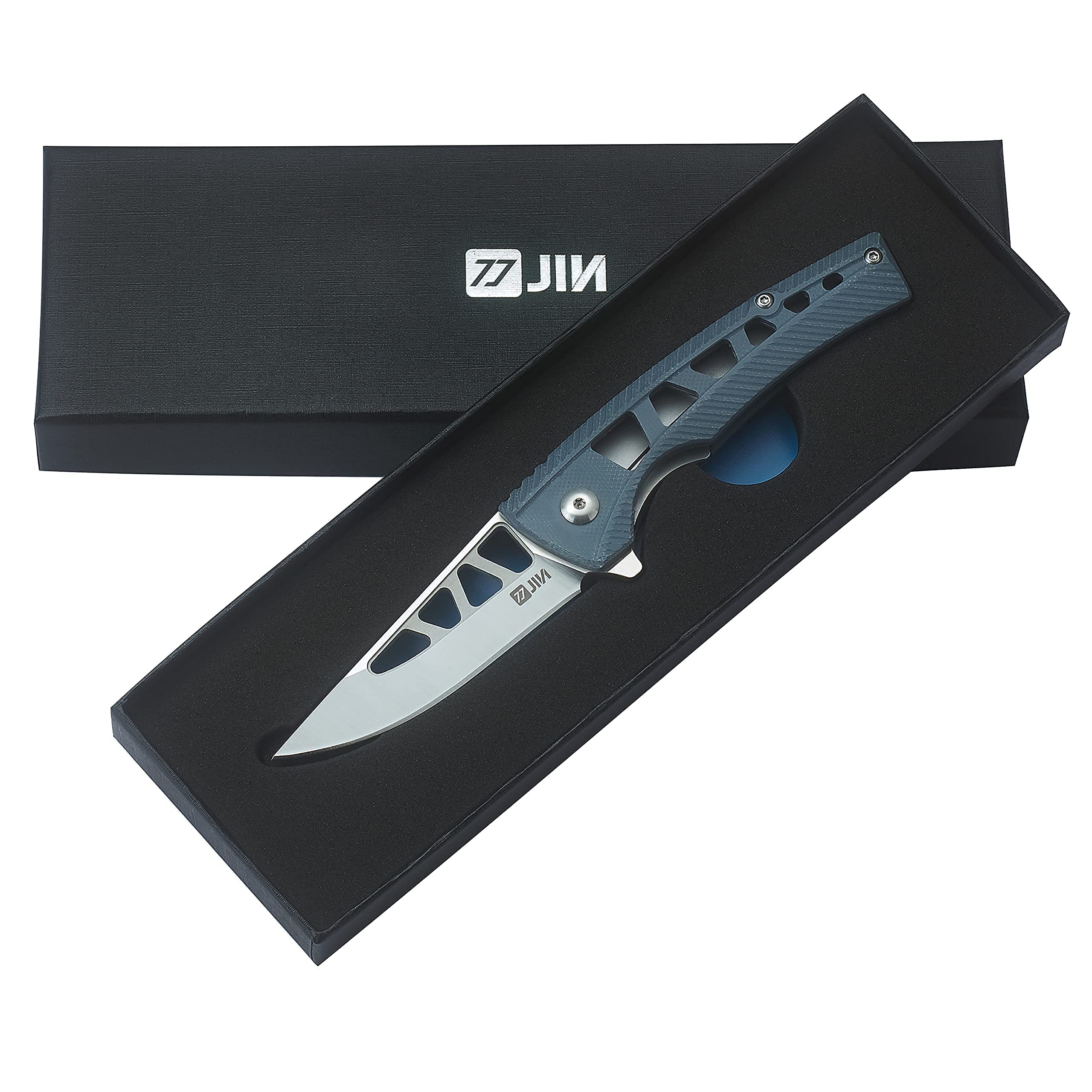 Jin 4 Pocket Knife G10 Folding Knife Edc Knife With Ball Bearing System Liner Lock Pocket